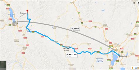 昆明至賓川多少公里：路程、风景與文化探討